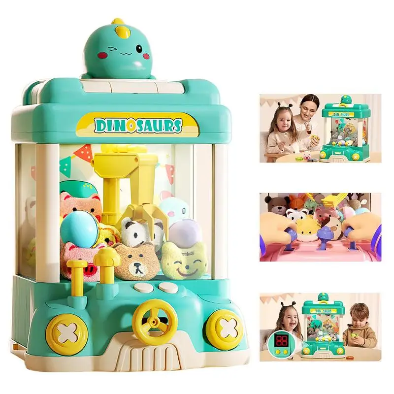 Claw Machine Arcade Toy Led Light Candy Vending Grabber Candy Vending Grabber Mini Vending Machine for For Ages 3 Kids Toy 5