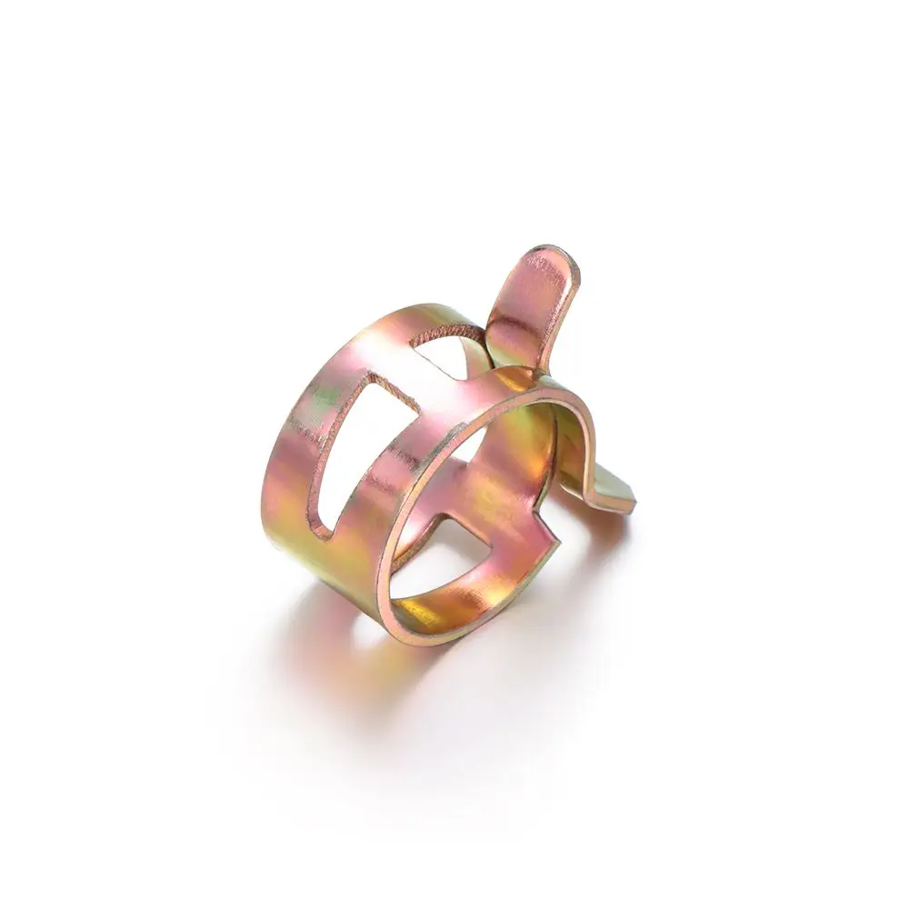 10Pcs 5-16mm Spring Clips Fuel Oil Water Hose Clip Pipe Tube Clamp Fastener