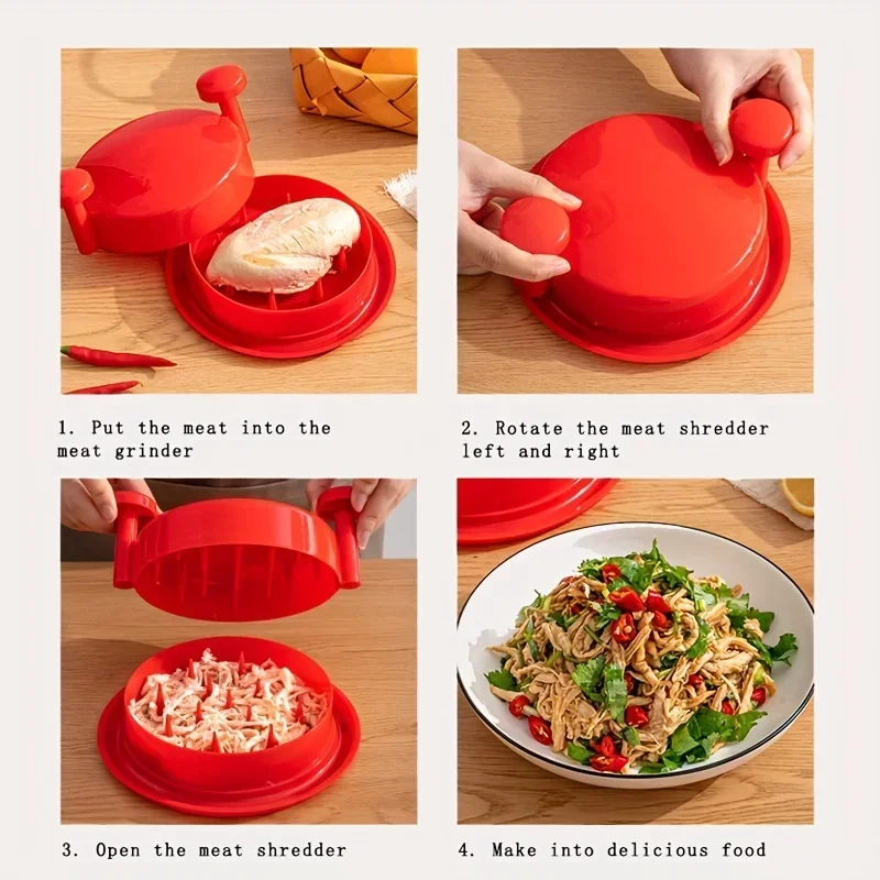 Chicken Shredder Meat Separator Slicer Crusher Manual Washable Reusable Kitchen Gadgets