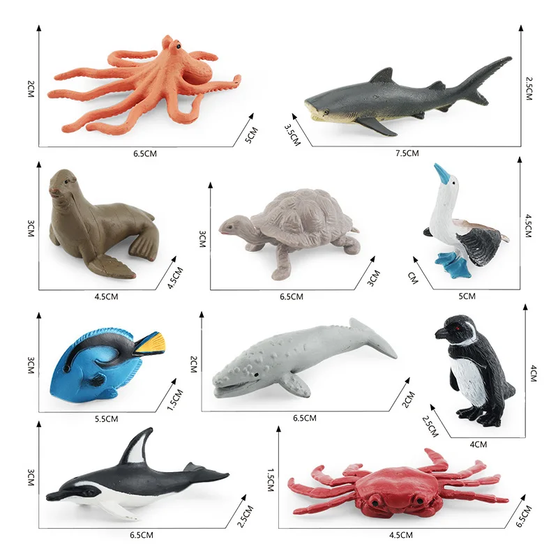 Artificial Marine animal model decoration