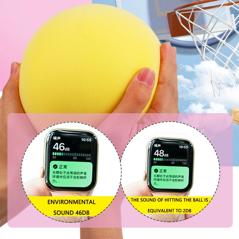 Squeezable Mute Bouncing Basquete, Bola Silenciosa, Espuma Interior,  Futebol Esportes Brinquedos, Tamanho 7, 24cm - AliExpress