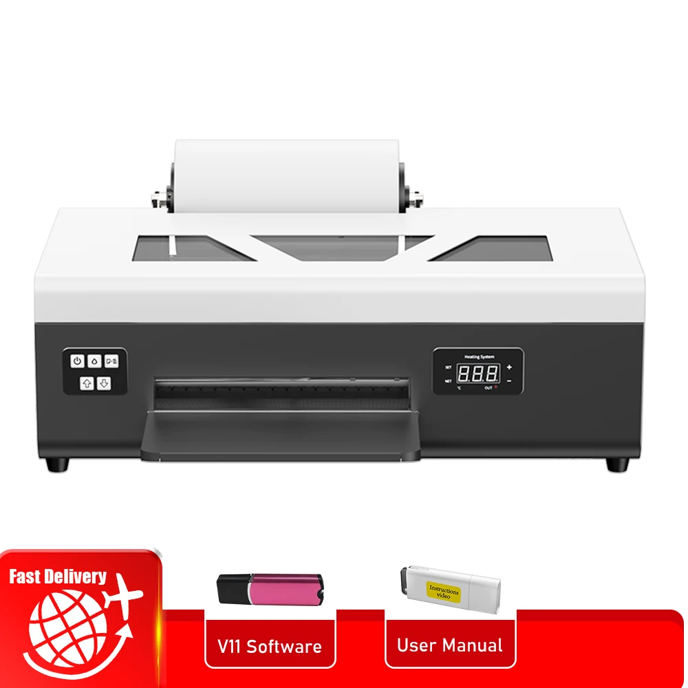 מדפסת A4 DTF L805 מדפסת העברת DTF A4 עבור מדפסת Epson l805 DTF חבילת מדפסת A4 מכונת הדפסת חולצות עם ערכות תנור DTF A4