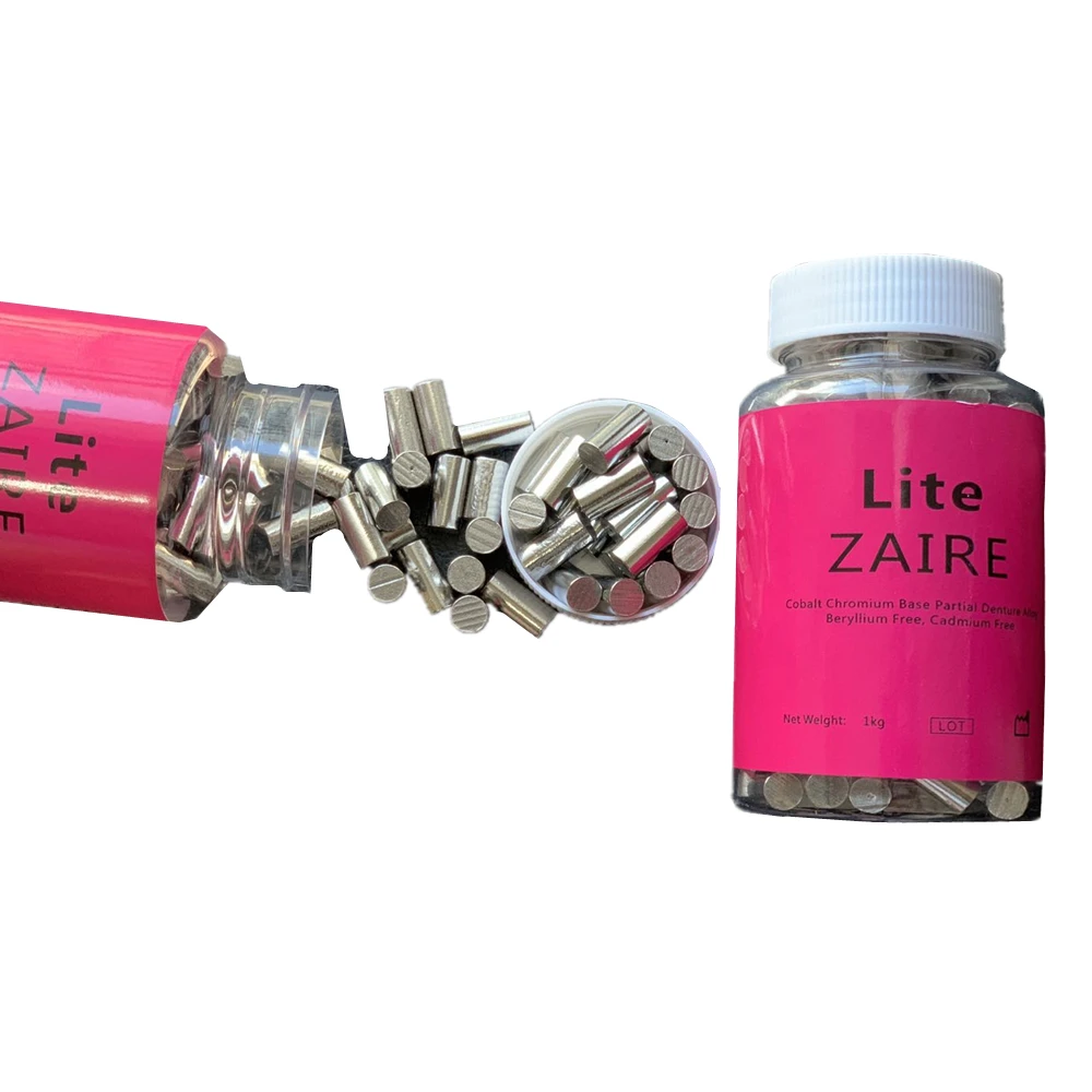 Dental Framework Alloys 1000g Lite CP Partial Denture Removable Framework Alloys Dental Supply Cobalt-Chromium Casting Metal