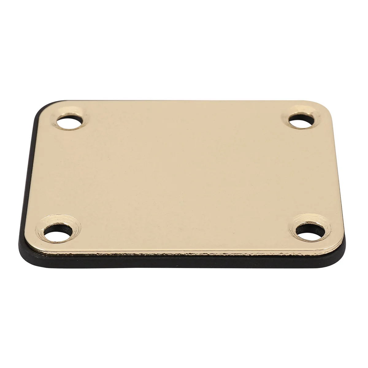 BAAU 4X Gold Neck Plate with 4 Screws Replacement Part for Strat Electric Guitar