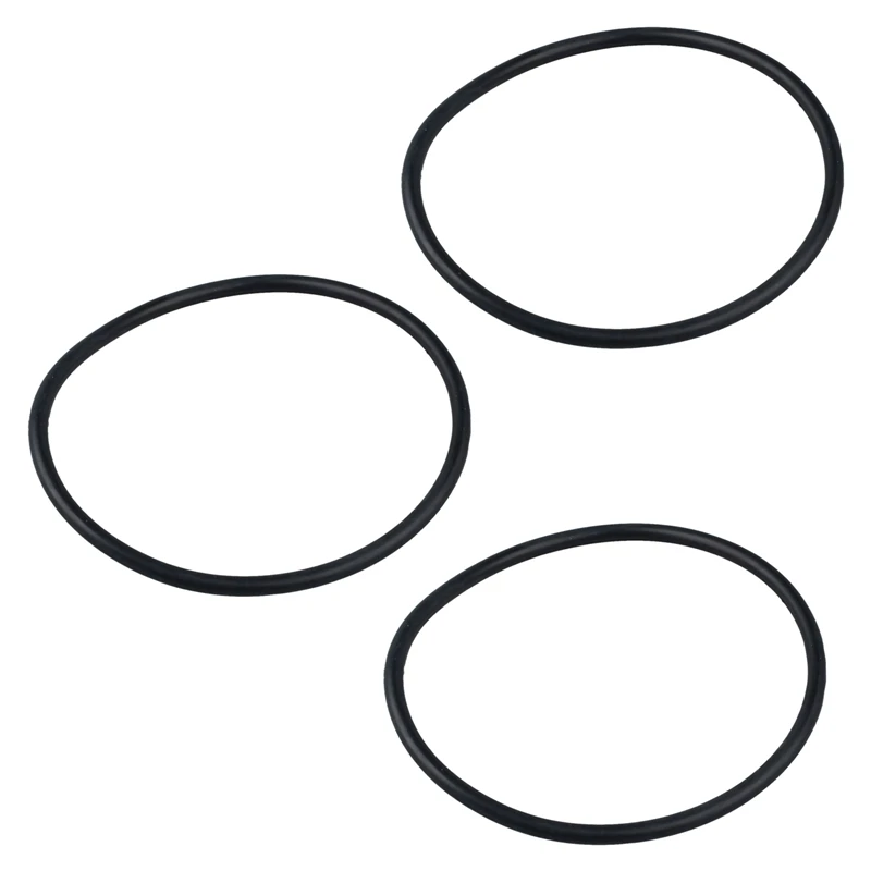 3Pcs 110Mm X 5Mm Black Rubber Industrial Flexible O Ring Seal Washer