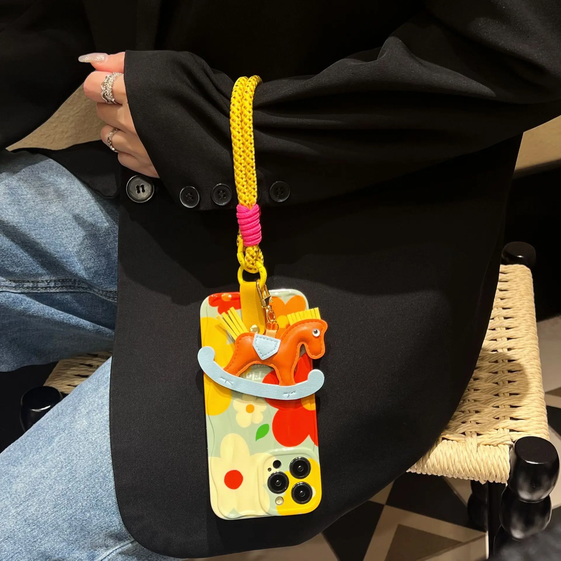 Yellow Flower Trojan Horse iPhone Case