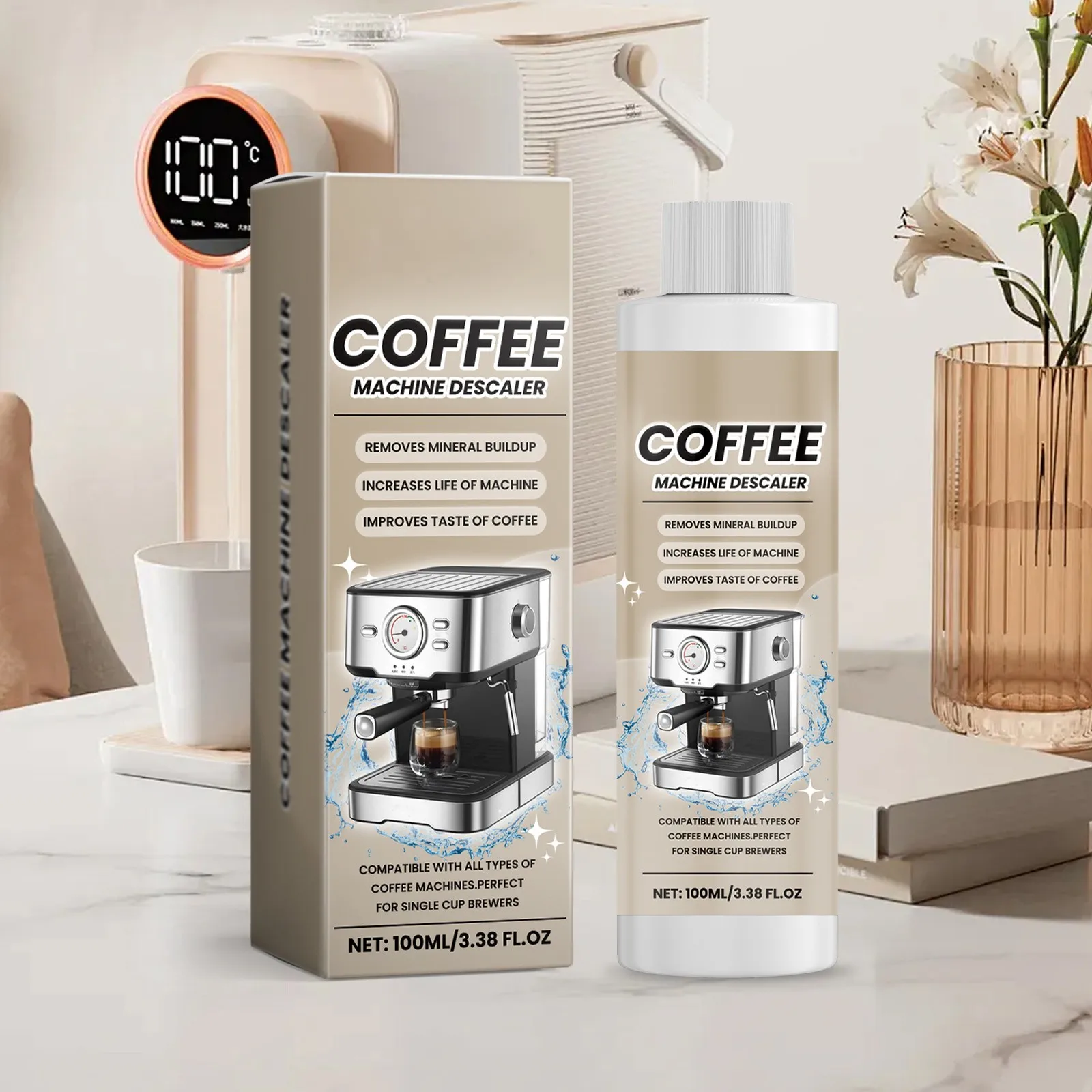 Coffee Machine Descaling Solution Agent Cleaning Agent Kitchen Supplies Universal Coffee Machine Cleaner Coffee Cleaning Tool Coffee Cleaning Brush Coffee Cleaning Towels Coffee Cleaning Blower