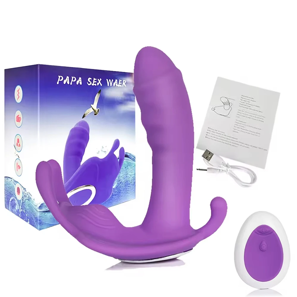 Remote Control Rabbit Vibrator Wearable Panties Dildo Vibration Massage Clit Stimulator Female Masturbation Sex Toy for Women