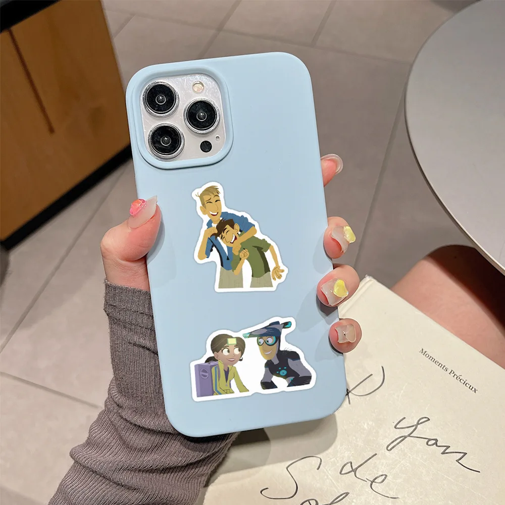 10/55/110PCS Wild Kratts Cartoon Stickers Graffiti Decoration Notebook Luggage Guitar Phone Notebook Waterproof Decal Kids Toy cartoon stickers