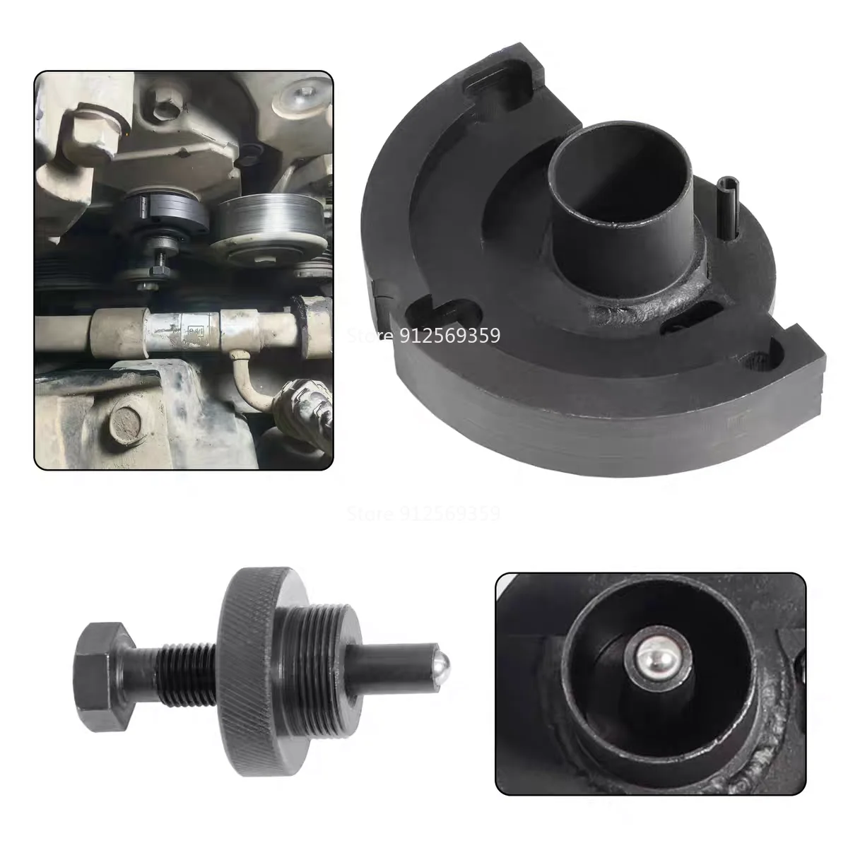 Disassembly tool for high-pressure fuel pump of Hyundai/Kia 2.5 diesel engine