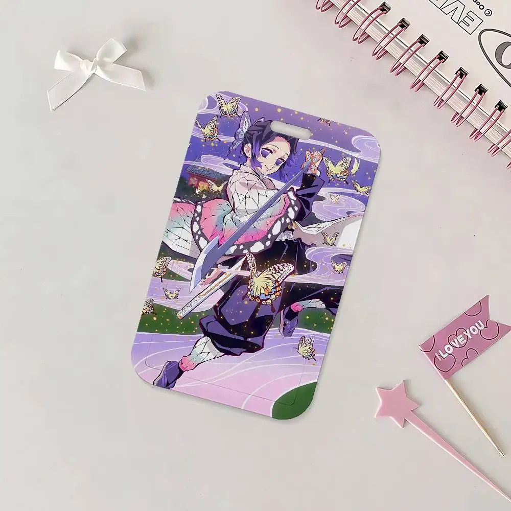 Anime K-Kochou Shinobu Ausweishalter mit Umhängeband für Büro, Schule, Namenskarten, Ausweishülle – Detail 10