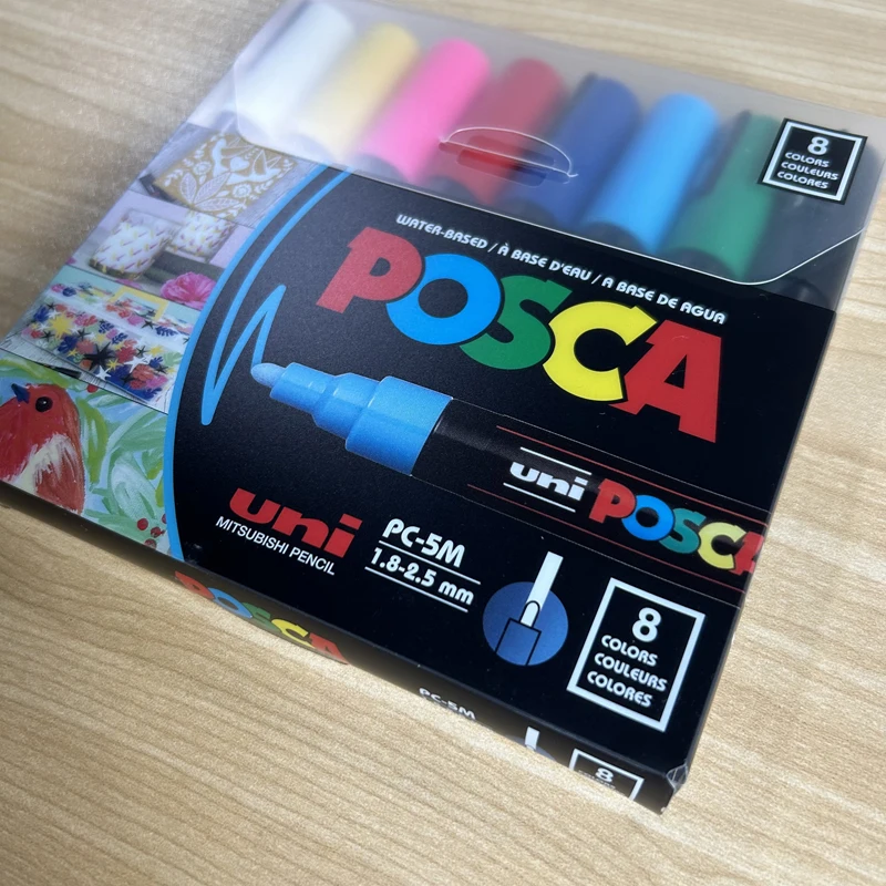 Uni 8 Posca Paint Markers PC-5M 8C Medium Posca Markers with Reversible Tips Marker Set of Acrylic Paint Pens Pens permanent marker pen marker pens color marker pens permanent marker permanent markers pen marker paint marker pen markers pen marker pen acrylic paint markers