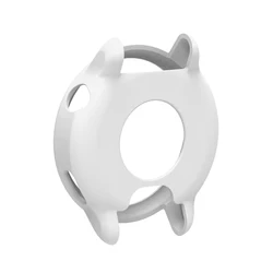 Soft Silicone Protective Case for Smartwatch - Durable Skin Shell & Bumper Guard Cover (WHITE)