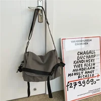 Sac messager en toile dames grande capacité sacs à main sac à bandoulière jeunes filles étudiants sacs d'école mode hommes sacs à bandoulière Bolsos 6