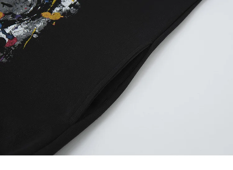 Paint-Splatter Character Graphic Hoodie Secafa7bb4fc548b192abaa057e527f23I