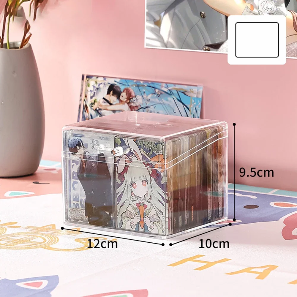 Transparent Acrylic Kpop Photocard Storage and Organizer Box