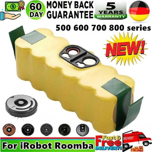3800mAh 14.4V Battery for iRobot Roomba 500 600 700 800 900 595 620 650 780