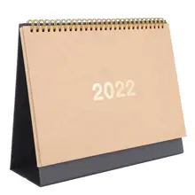 

1Pc 2022 New Year Calendar Simple Design Table Calendar Planner Schedule Book