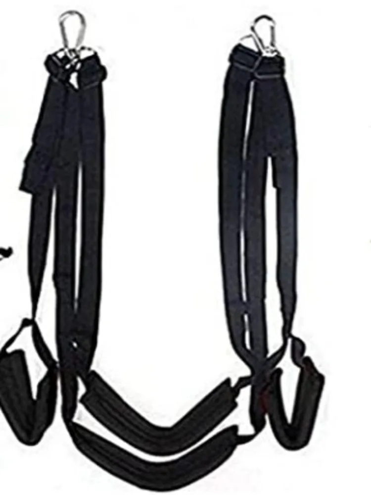 Men and Women Fun Straps Couple Bed Binding Straps Adult Swing Adjustable Neck and Leg Loop Sexs Toys for Woman Adults