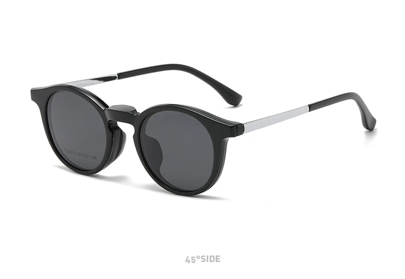 MOMOJA Neue Brillen, ultraleicht, Retro, rund, TR90, magnetische Sonnenbrille, optisches Brillengestell für Männer und Frauen, 2210 – Detail 10