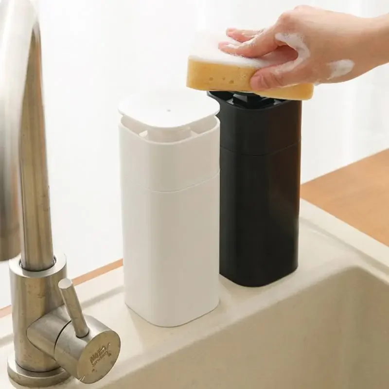 

Soap Dispenser for Bathroom Sink Countertop Kitchen Pressing Hands Washing Soap Storage Container Cosmetic Shampoo Bottle