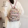 Beibaobao 2024 New Leisure Backpack Large Capacity Travel and Outdoor Backpack Versatile Urban Trendy Women's Bag 4