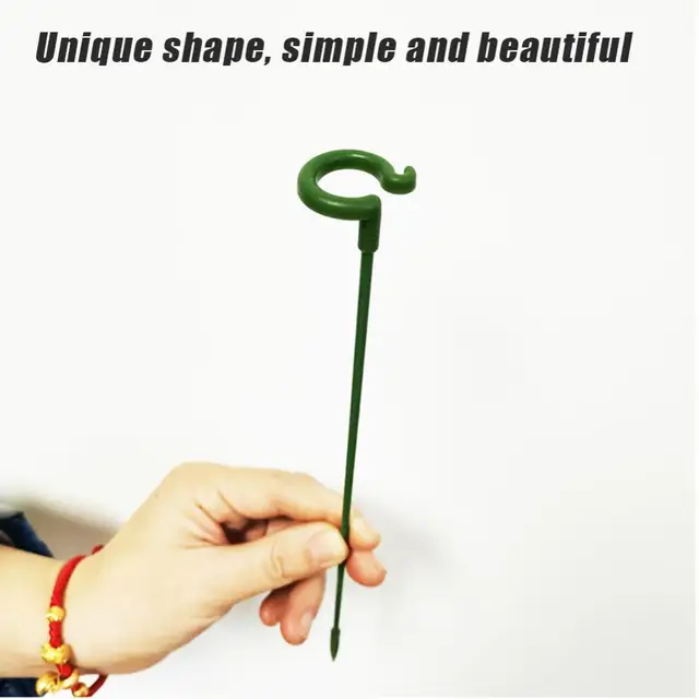 Kerti Növényi Tartó Ketrec Plie Műanyag Félkör Zöld Ház Orchard Rögzítő Rúd Kertészet Bonsai Virágállvány Szerszám - Image 3