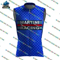 2024 Martini Racing Cycling Wind Vest Men Cycling Vest Windproof Race Cycling Jersey Sleeveless Windbreaker Jersey 1
