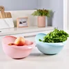 Rice Sieve Plastic Colander Kitchen Drain Basket with Handles Rice Bowl Strainer Strainer Basket Sink Drain Kitchen Tools 5