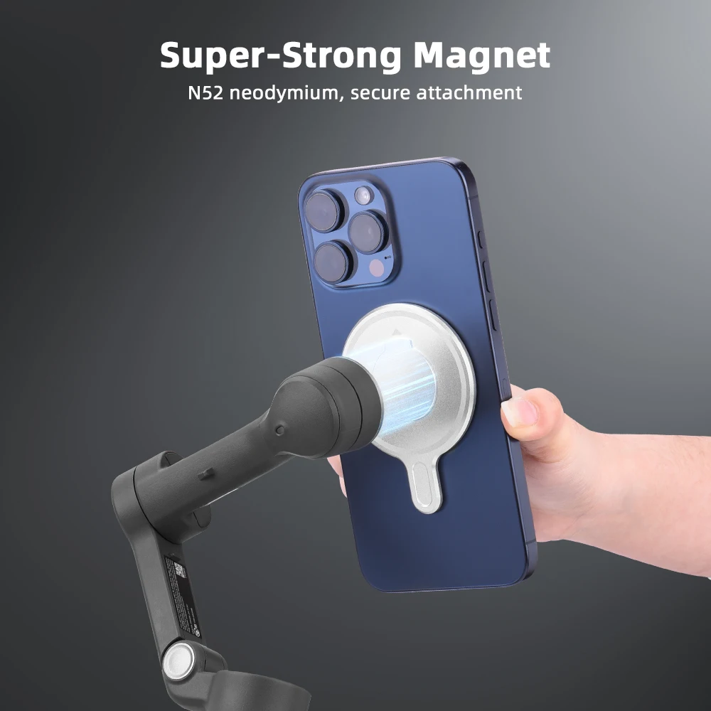 Magnetic Ring Clamp Holder for DJI OM7P/6 Magsafe Adapter Osmo Mobile 6 Gimbal Stabilizer camera accessories,action camera accessories,handheld gimbal accessories