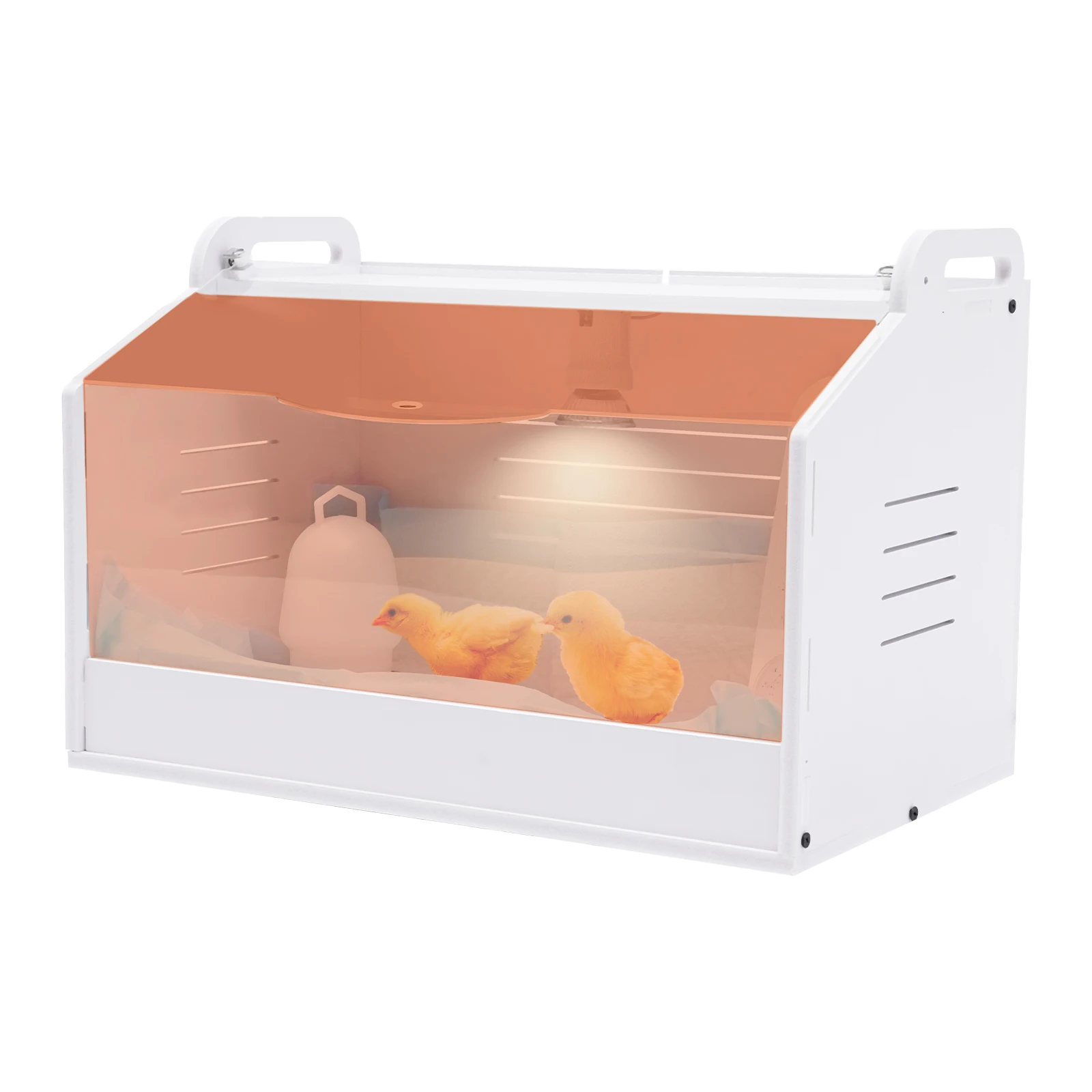 20 Eggs Incubator Dimmable Poultry Hatchery 220V 25W Electric Chicken Brooder Box w/ Water Feeder+Diapers+Thermometer 48*30*30cm