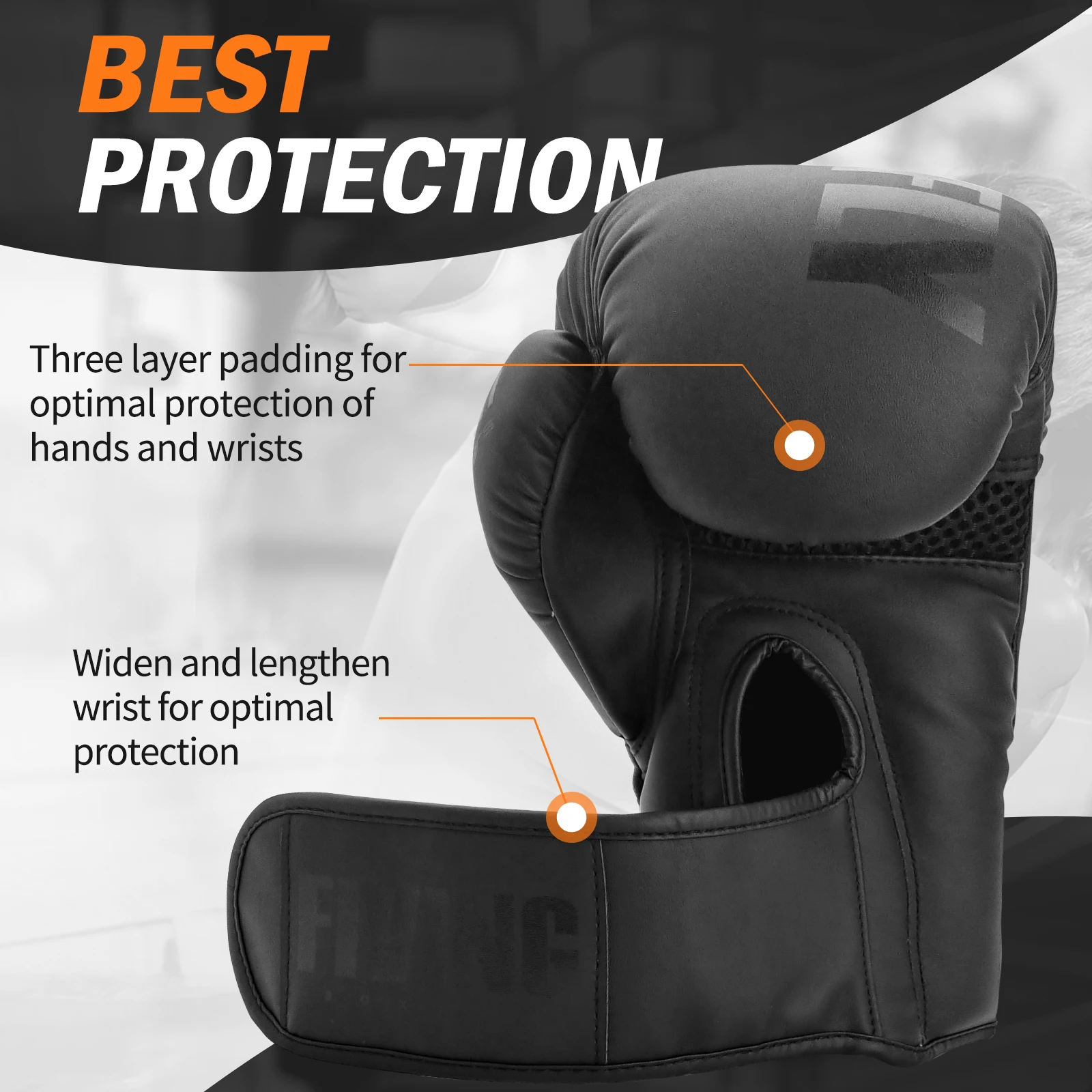 6 8 10 12 14oz Muay Thai Boxing Gloves For Men Women PU Leather Training Glove for Fighting Kickboxing Mixed Martial Arts