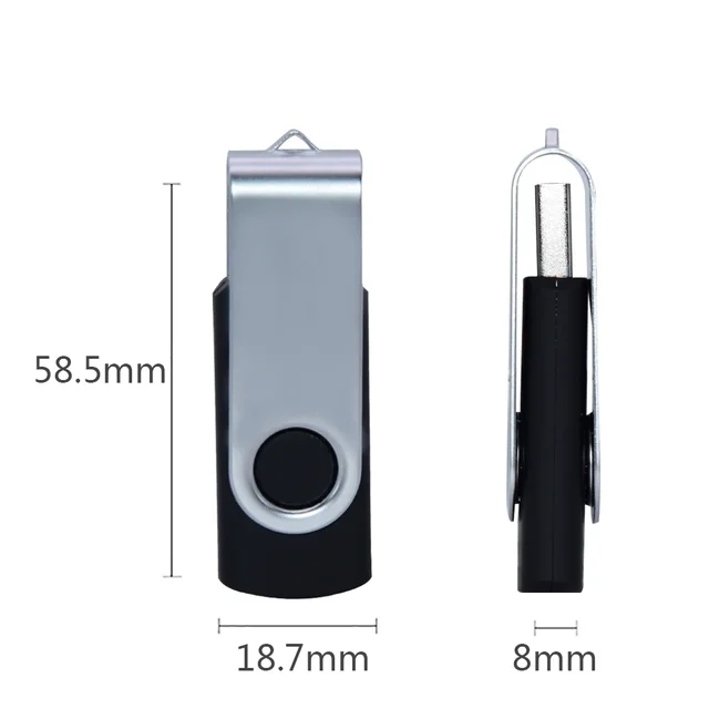 Флешка USB 32 ГБ флэш-накопитель 16 Giga Memory Stick Metal Jump Drive Поворотный флэш-накопитель Портативный 64 128 ГБ cle USB 2.0 Pen Drives 5