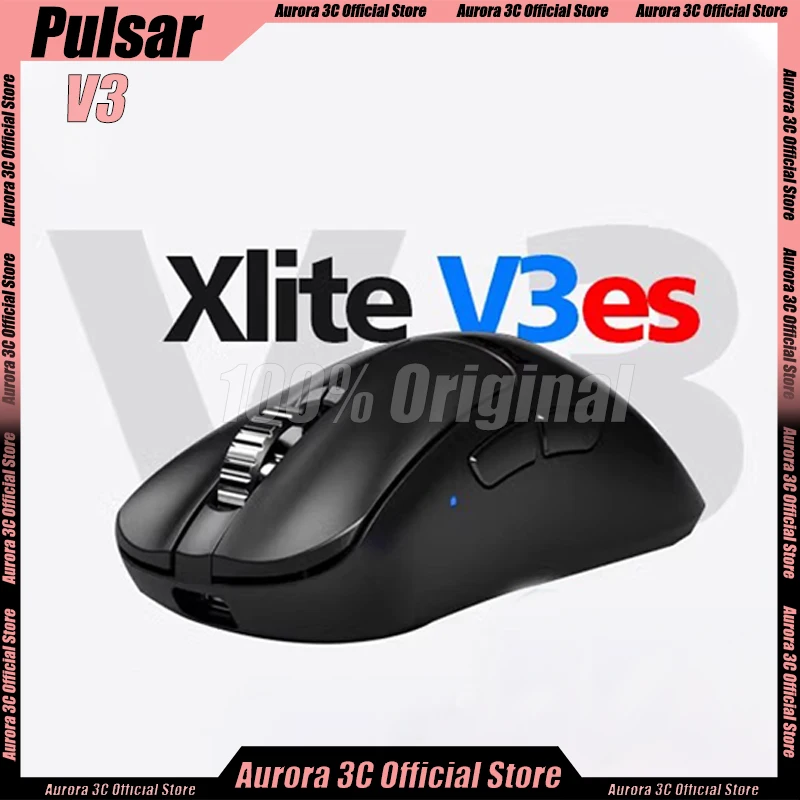

Беспроводная игровая мышь Pulsar V3 Es 2,4G, легкая игровая мышь 26000DPI Paw3395 650ips, Скандинавская игровая мышь для киберспорта, подарок