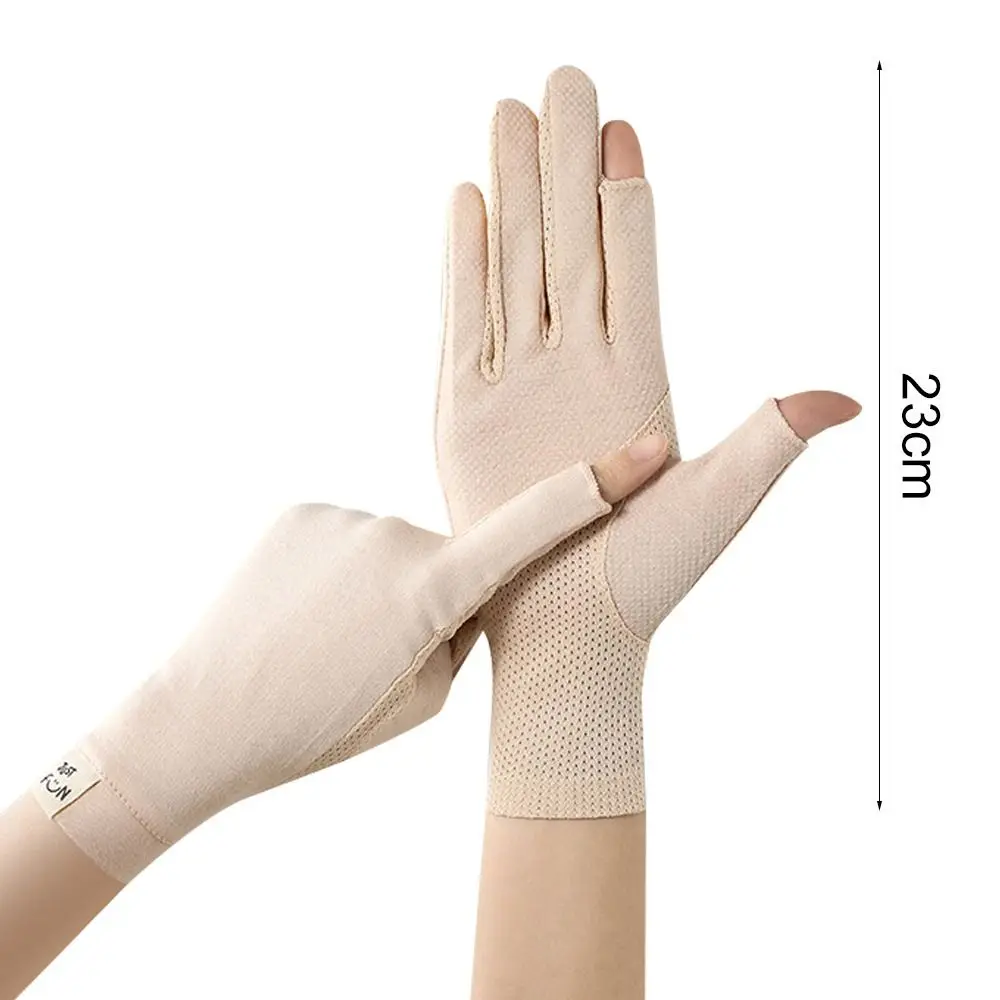 Women Touch Screen Gloves Spring Summer Thin Gloves Anti-UV Non Slip Riding Driving Breathable cycling gloves