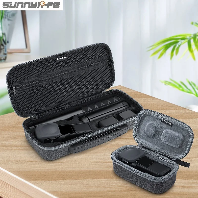 Sunnylife Case de Armazenamento para Insta360 um rs 1-inch 360 Câmera Bolsa de Transporte para Insta 360 Caixa Acessórios