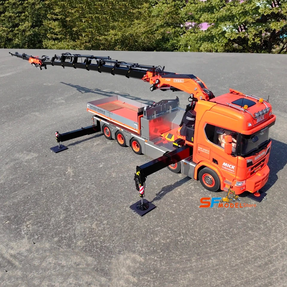 F1650クレーン 10x10 R650 RCトラック 1/14 油圧クレーントラック