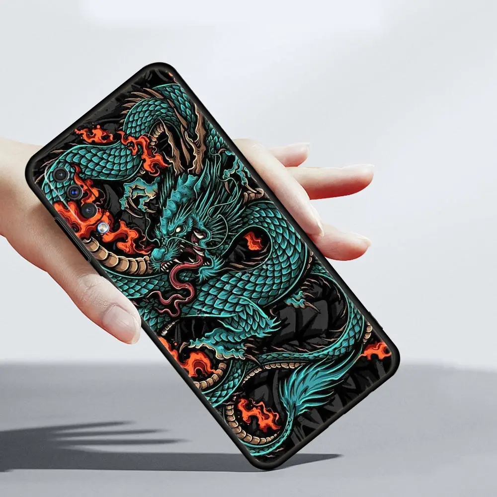 Dragon Tiger Silicone Phone Case Cover