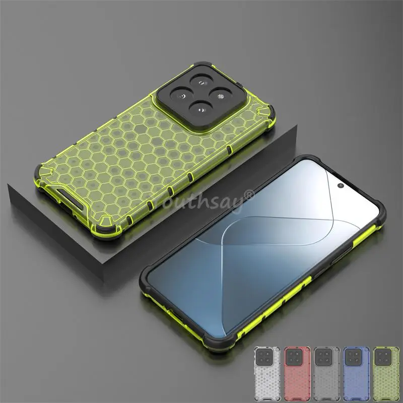 Honeycomb Shockproof Armor Case with Translucent Protector