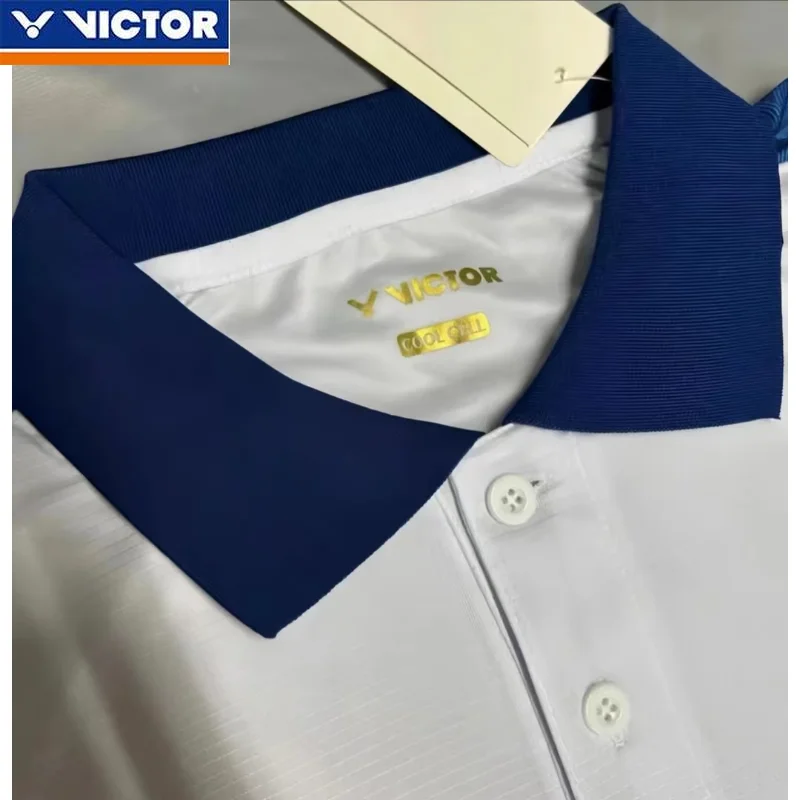 Victor New Badminton Jersey Commemorative Men and Women with The Same Quick-drying Breathable Group Buying