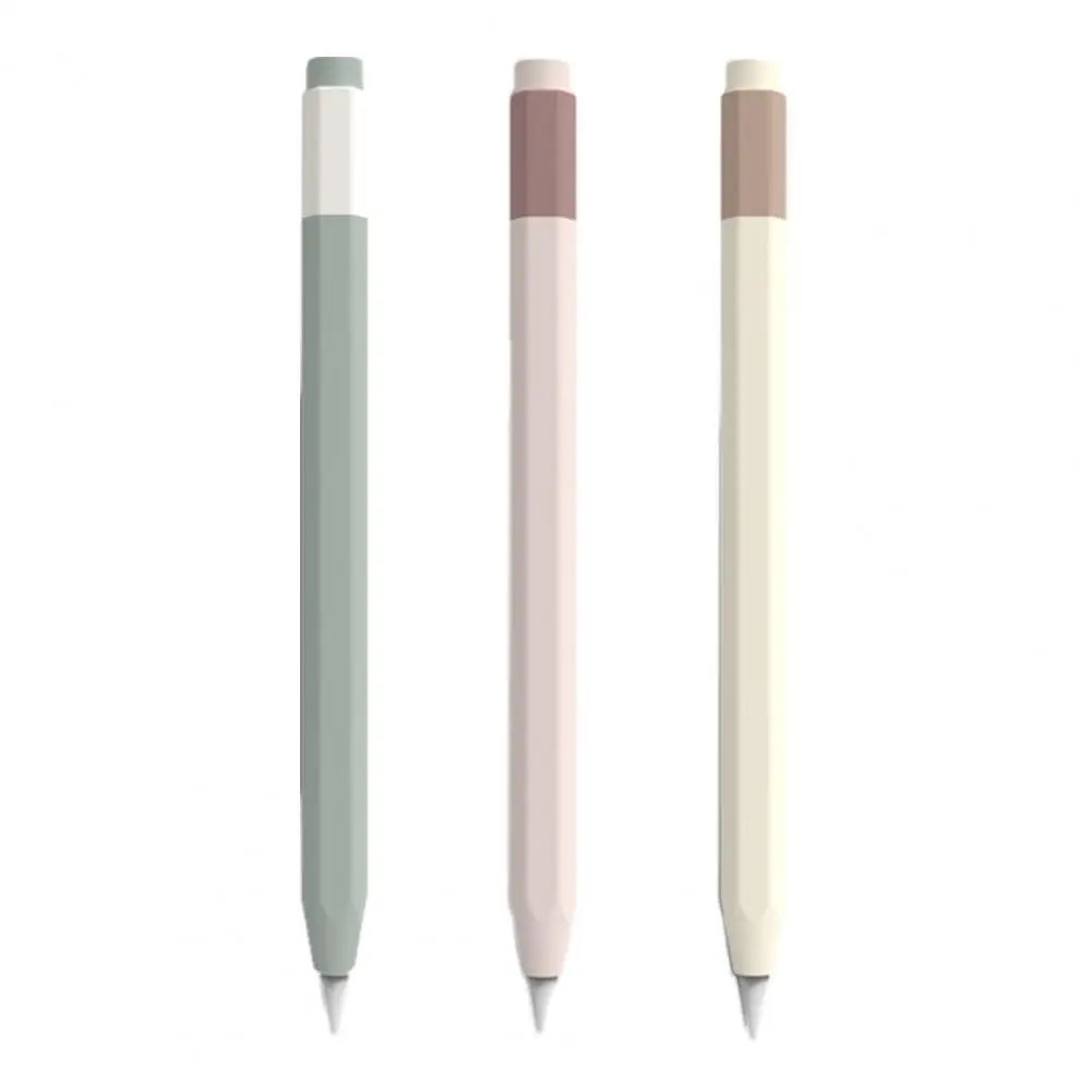 Magnetic Effect Pen Case Silicone Sleeve for Apple Pencil M-pencil Anti-lost Stylus Cover for Tablet