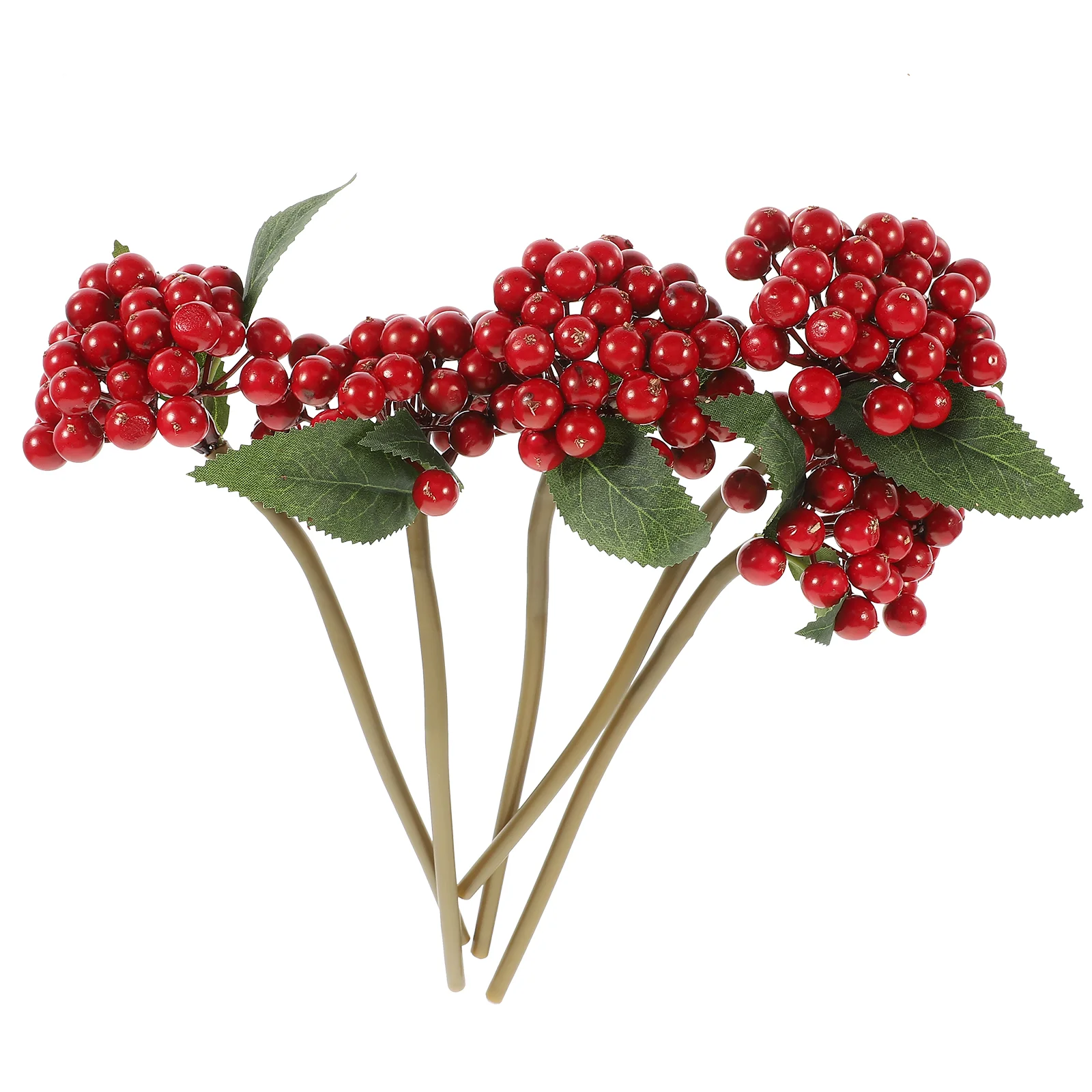 

Christmas Berries Stems Red Artificial Berry Branches Holly Picks Stems Christmas Tree Ornaments DIY Xmas Wreath Crafts