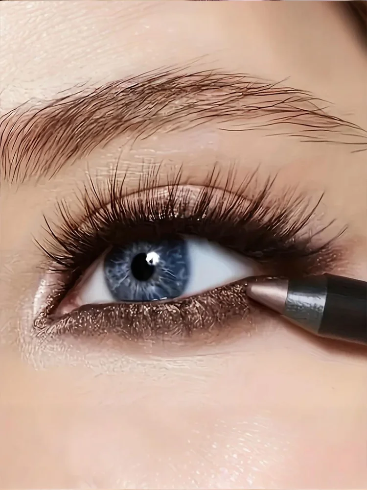 Schimmernder Glitter Lidschatten Stift 16 Farben Für Augen Make-up_voghion.com
