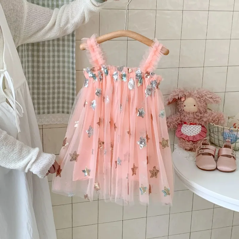 embroidered gauze dress Soft Embroidered Gauze Tunic Dress-Jet blue XS main image 1