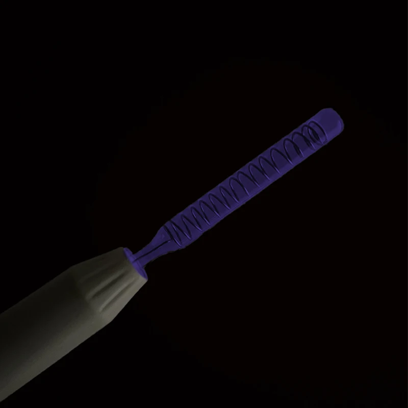 High Frequency Facial Straight Electrode Nozzle Attachment  Glass Tubes Red light Neon Violet Argon Purple light Face Skin Care 4