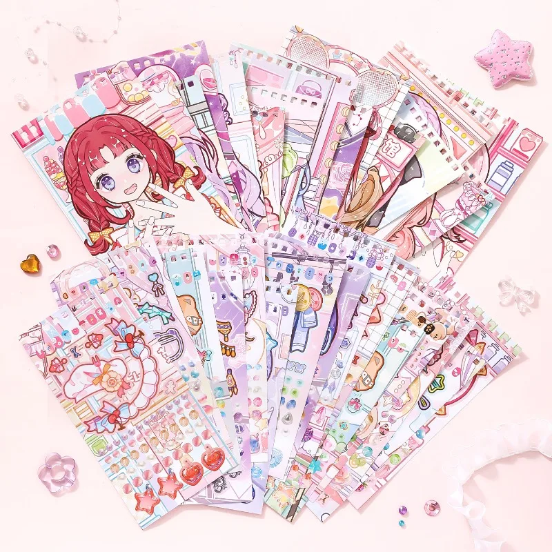 Creative Nail Art DIY Sticker Book