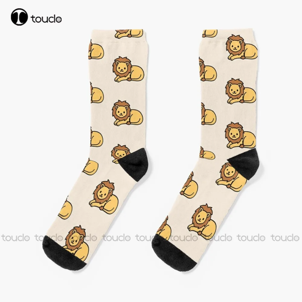 

Lion Socks Womens Athletic Socks Street Skateboard Socks Unisex Adult Teen Youth Socks Comfortable Best Girls Sports Funny Gift