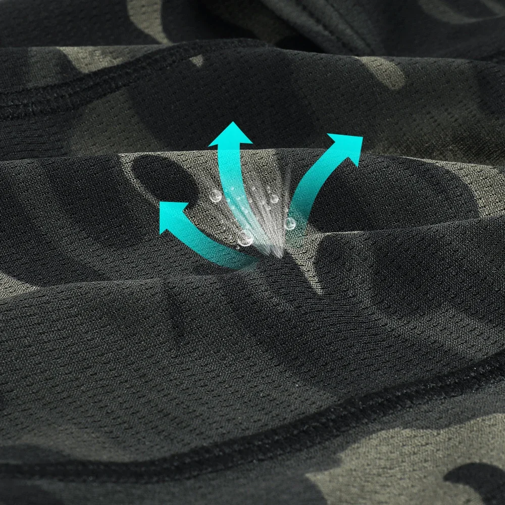 Balaclava Mask Multicam Camouflage Quick-dry Mask Balaclava Tactical Airsoft Paintball Bicycle Neck Hat Cover Liner Full Face Cover Men Women