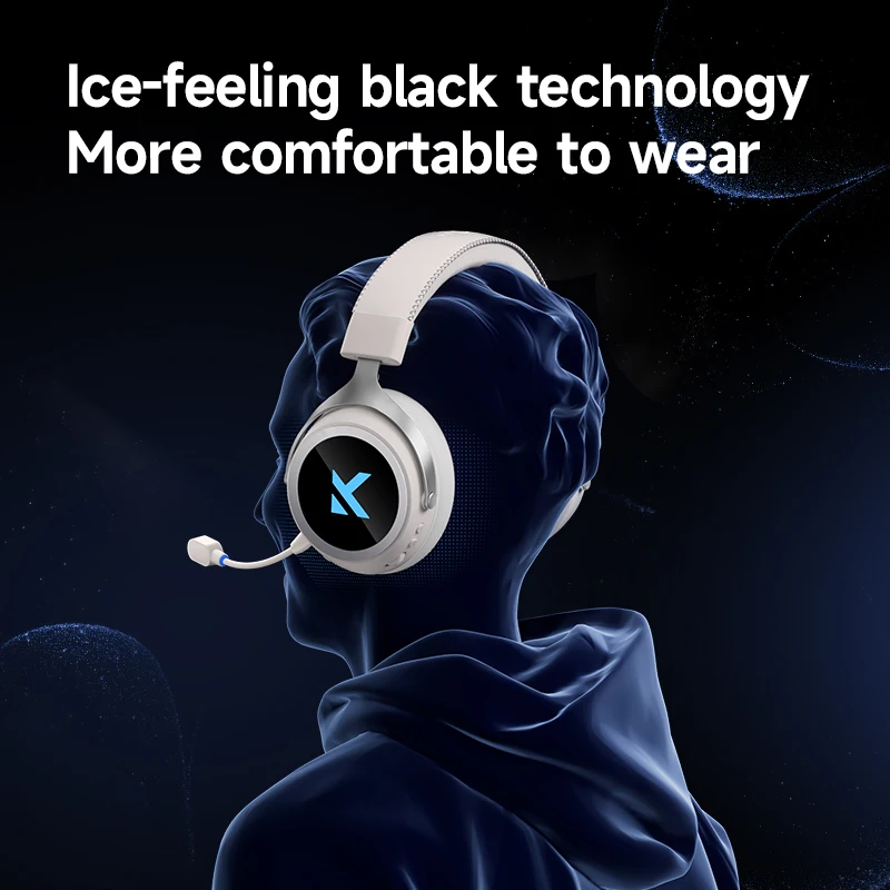 MCHOSE X9 Wireless Gaming Headset Tri-model 7.1 Surround Sound Noise Canceling Mic Low Latency Lightweight  E-sports Headphones
