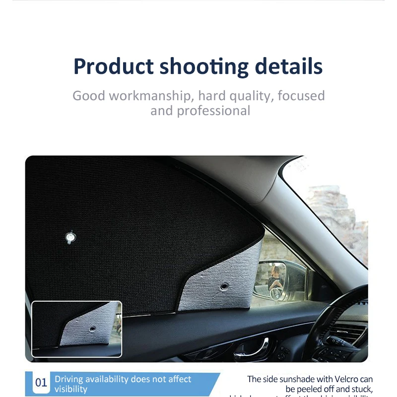 For Hyundai Starex H-1 Huiyi iMax 2007~2017 Car Window Sunshade Pads Window Visor Shields Windshields Cover Rug Auto Accessories